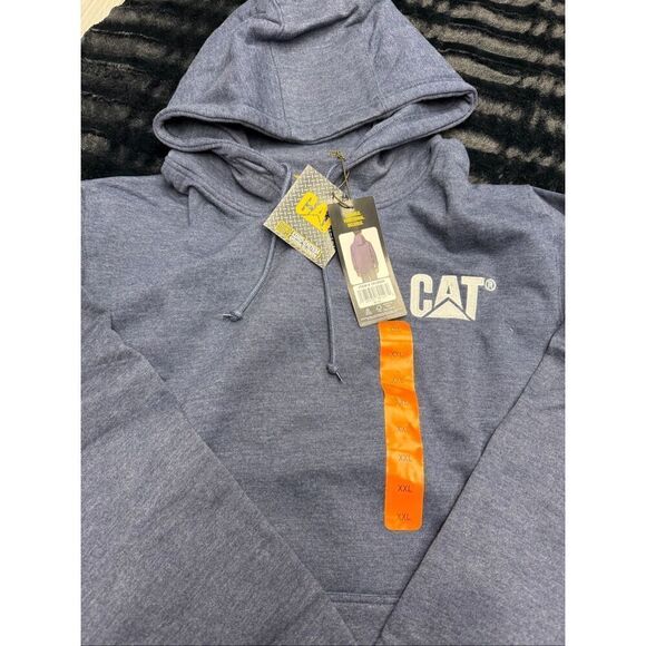 High Quality Blue Caterpillar Men’s XXL Hoodie!  #CAT